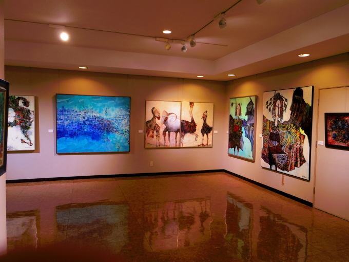 北田 弘美 作品展 ー旅の途中ー （油彩画展）開催 : 室蘭市民美術館を