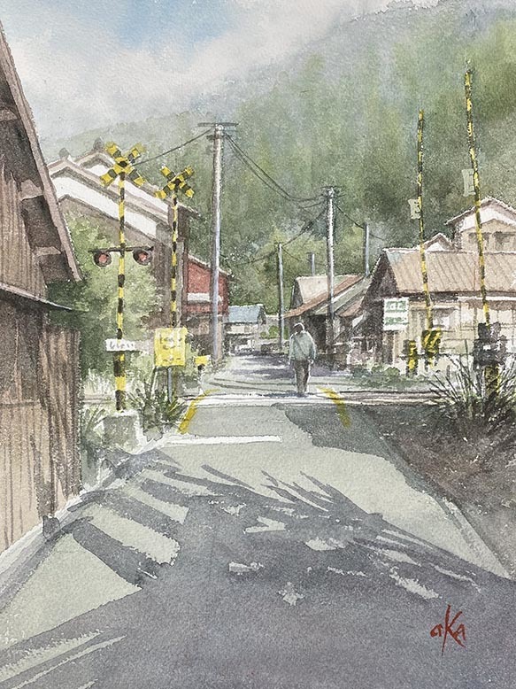 津和野の踏切_f0253789_09593114.jpg