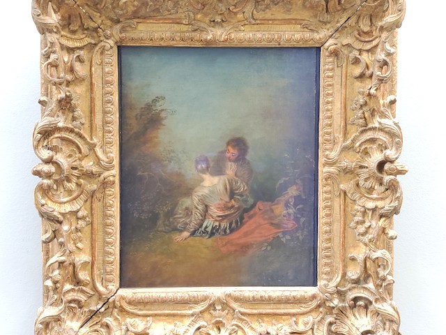 ルーヴル美術館 1 絵画・素描 LD 廃墟と化したルーヴル美術館大回廊の想像図 ユベール・ロベール