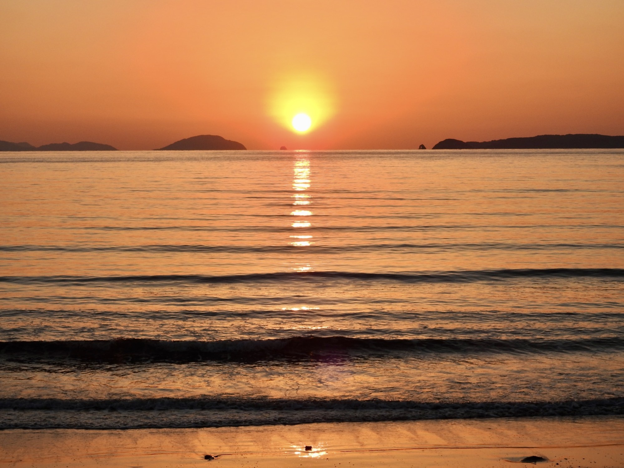 あの日の夕日 江口浜🌆 #夕焼け #鹿児島 #日置市 #夕焼けハンター #iphone16pro