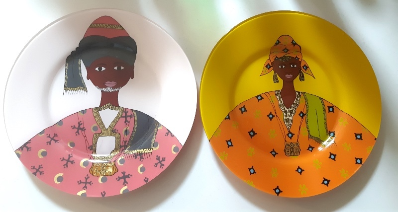 セネガルのガラス絵 : アフリカに「思いやり」