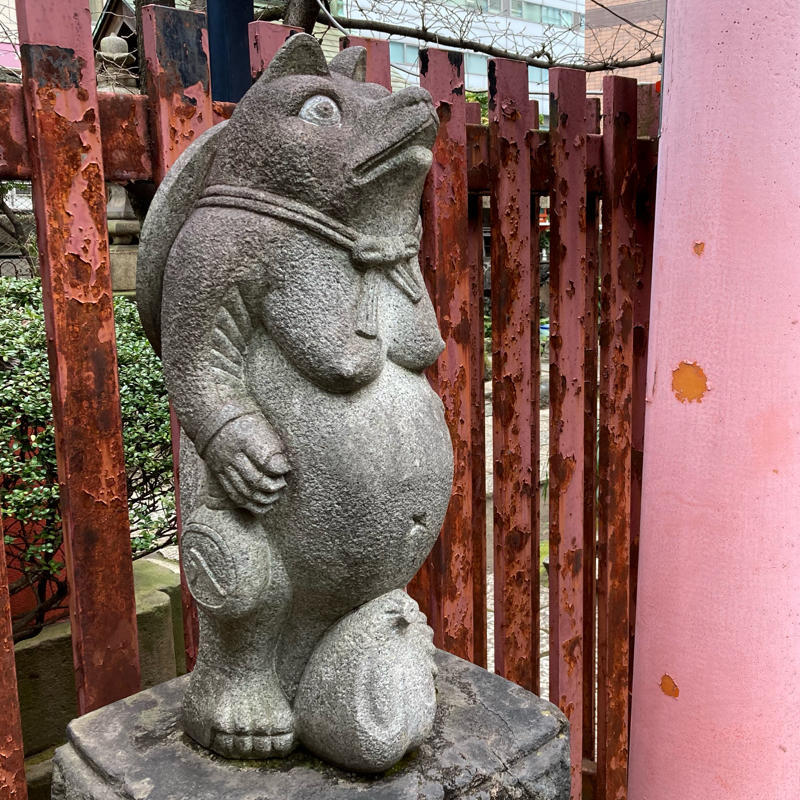 柳森神社と富士塚_c0060143_12322616.jpg