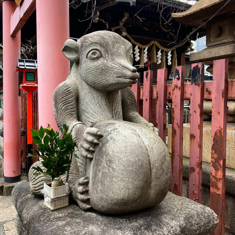 柳森神社と富士塚_c0060143_12322760.jpg