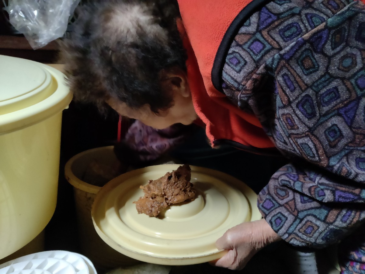 Sさんの味噌漬け、山の保存食。_b0125397_21315101.jpg