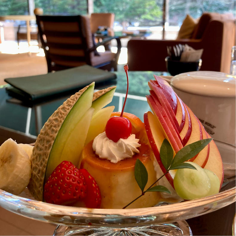 ご褒美的プリンアラモード パンダのお気に入り