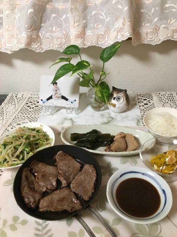 和牛赤身で焼肉_b0417696_23245074.jpeg