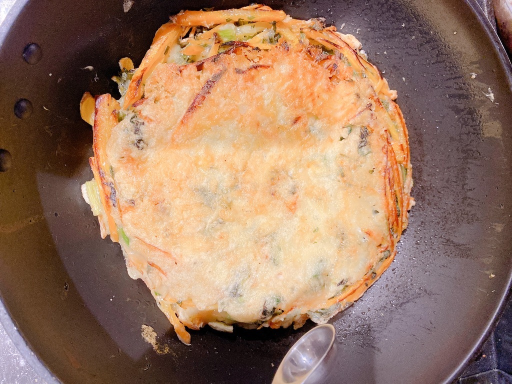 にんじんとチーズのチヂミ ミットゥンのfood Is Life