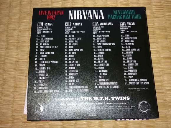 NIRVANA / LIVE IN JAPAN 1992 : 無駄遣いな日々