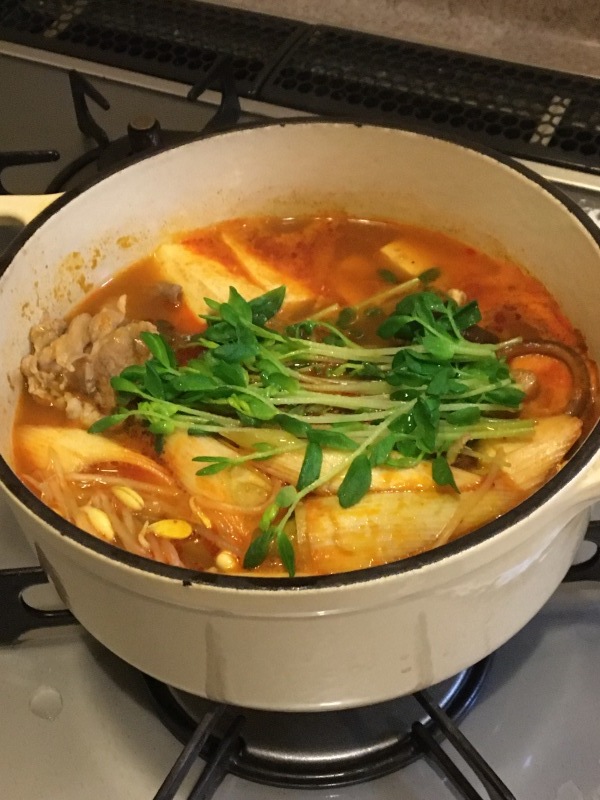 雪❄️  熱々美味しいズンドゥブ_b0417696_23160093.jpeg