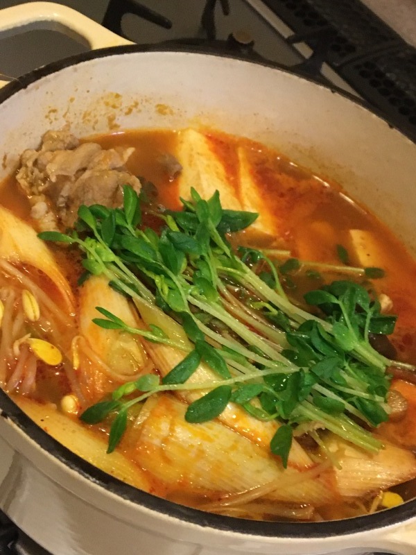 雪❄️  熱々美味しいズンドゥブ_b0417696_23161980.jpeg