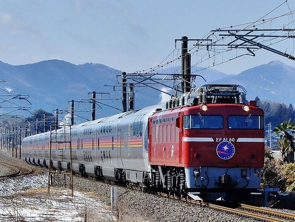 カシオペア紀行 常磐線 EF81-80+E26系(12B) : ステラ カシオペア紀行 常磐線 EF81-80+E26系(12B) : ステラ
