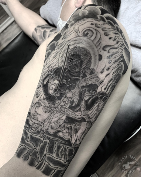 不動明王＊ : 2FACE TATTOO STUDIO JAPAN 千葉県木更津市 刺青処