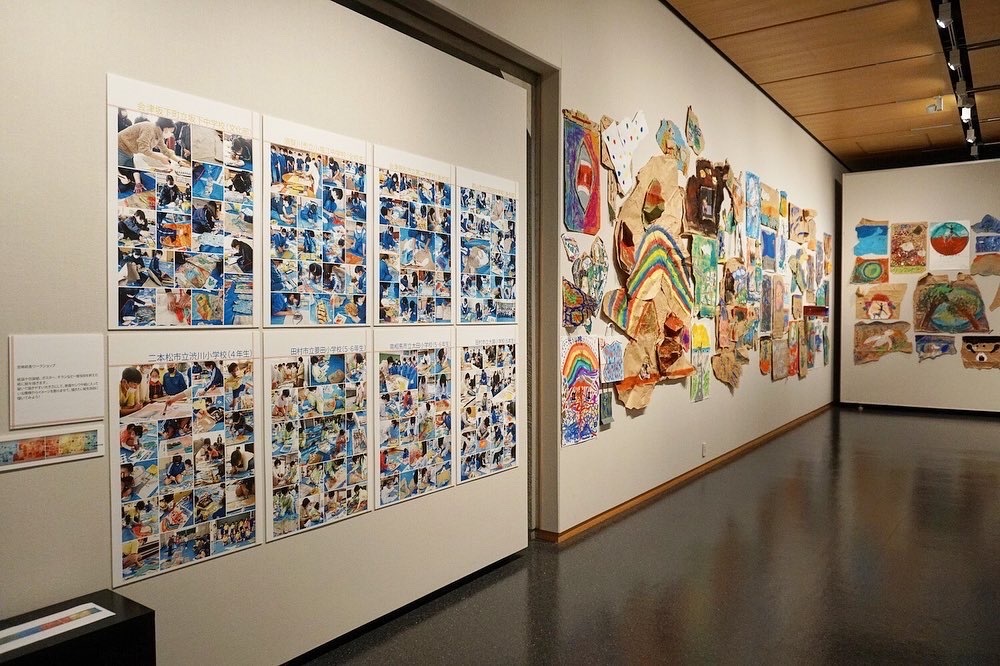 福島県立美術館主催 学校連携共同ワークショップ作品展_b0302338_08422920.jpg