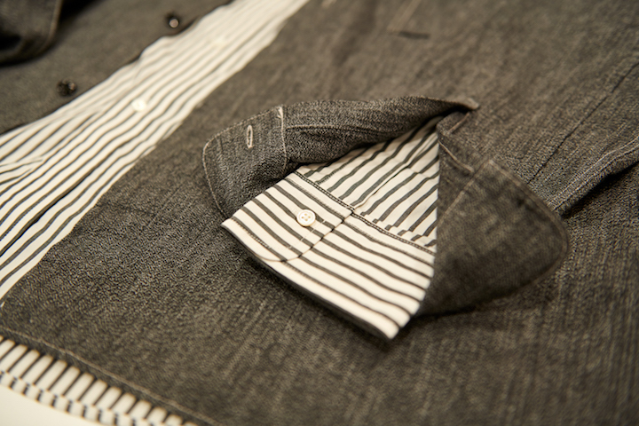 \"EDWARD BLACK CHAMBRAY+BD SHIRT BROAD CANDY STRIPE BLACK\"ってこんなこと。_c0140560_09441730.jpg