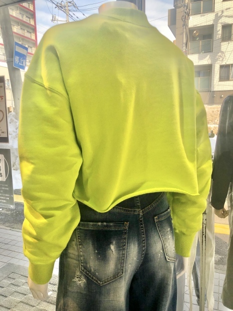 22SS「MSGM エムエスジーエム」新作ショートトレーナー入荷です。_c0204280_11383530.jpg