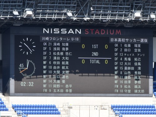 NEXT GENERATION MATCH 川崎U-18vs日本高校サッカー選抜@日産スタジアム(観戦)_b0000829_11070601.jpg