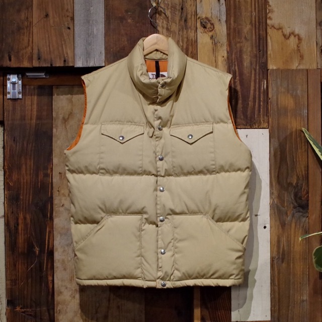 1980s The North Face Down Vest / 茶タグ ノースフェイス ダウン 