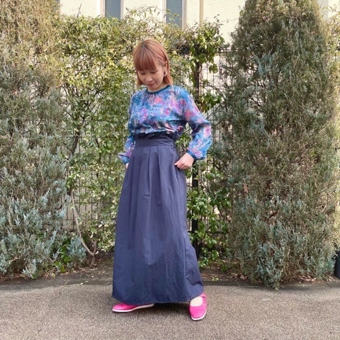 l'atelier du savon ] 思い出プリントブラウス＆ワンピース : l