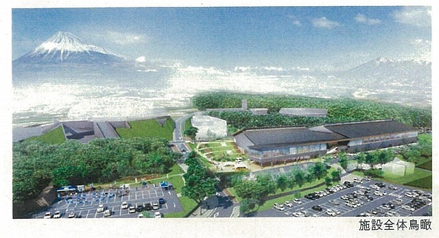 切妻型の「大屋根」が特徴的なデザイン　　計画案が公表された富士市総合体育館_f0141310_08012475.jpg
