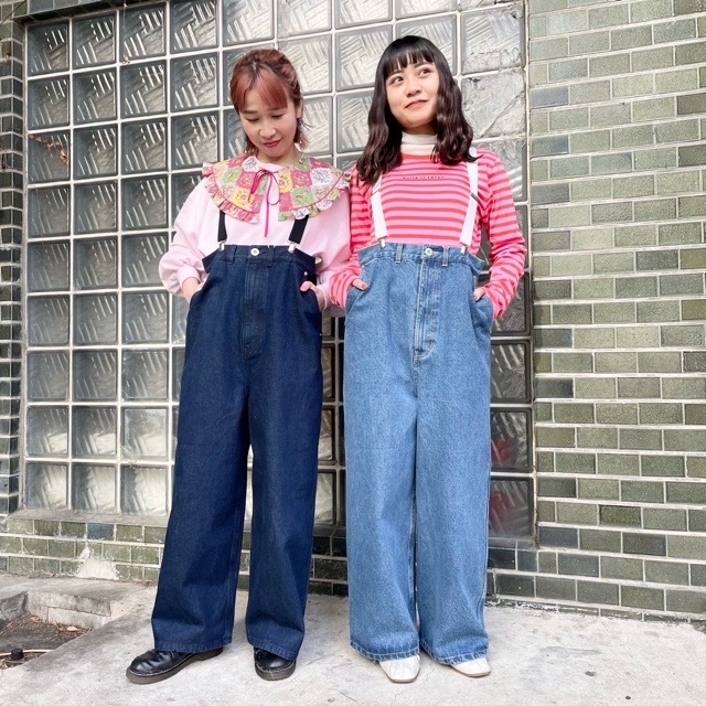 I AM I 』12.5oz PAPA denim suspender pants : l'atelier du