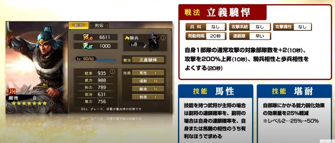 三国志覇道 黄忠 龐徳 年後の斬鉄剣