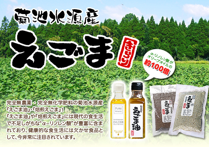 無農薬栽培の熊本県菊池水源産『えごま油』2回目の搾油分を出荷開始します『焙煎えごま粒』も大好評販売中_a0254656_18081658.jpg