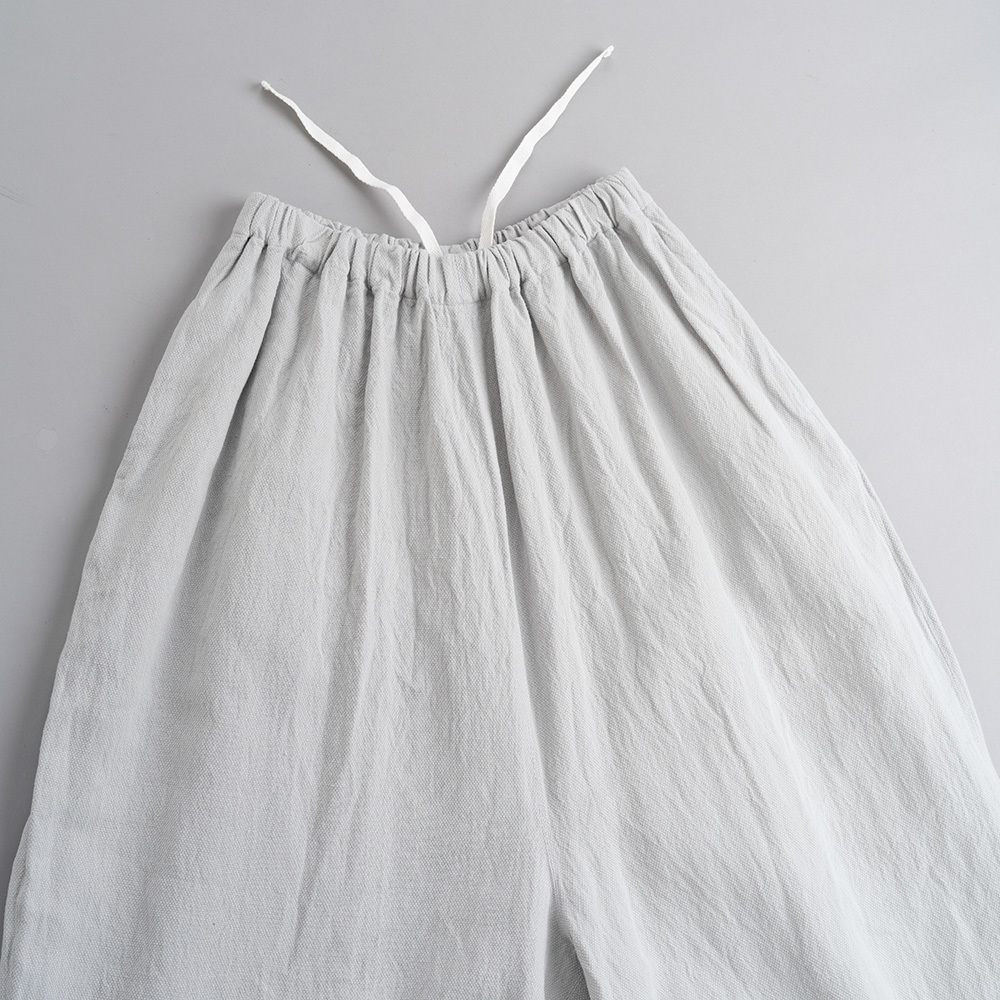 ゴーシュ][服][リネンコットンドビー8分丈ワイドパンツ [G221-P013