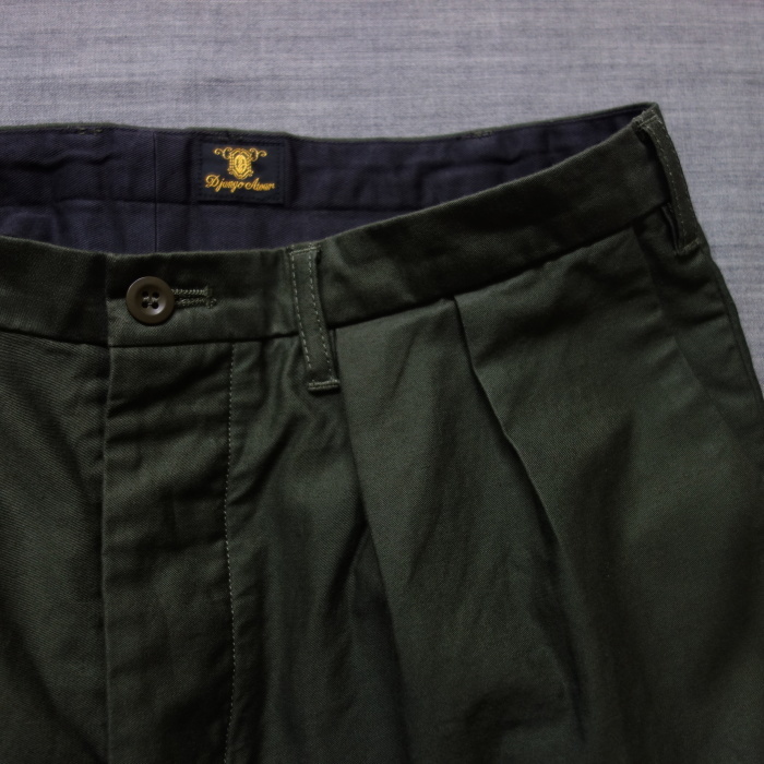 商品入荷のお知らせ / classic moleskin twotuck frenchtrousers_e0130546_16345418.jpg