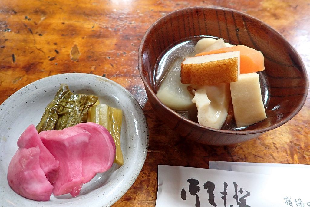 奈良井宿は 越後屋 で天笊 ぶん屋の抽斗