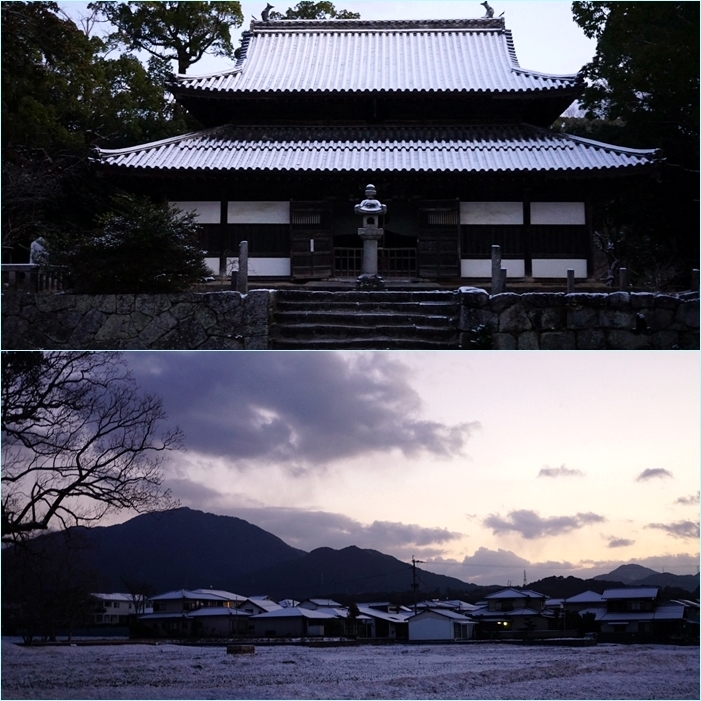 雪景色の四王寺山。_f0016066_17132196.jpg