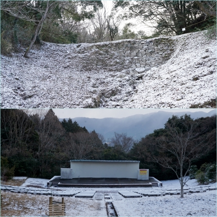 雪景色の四王寺山。_f0016066_17320023.jpg