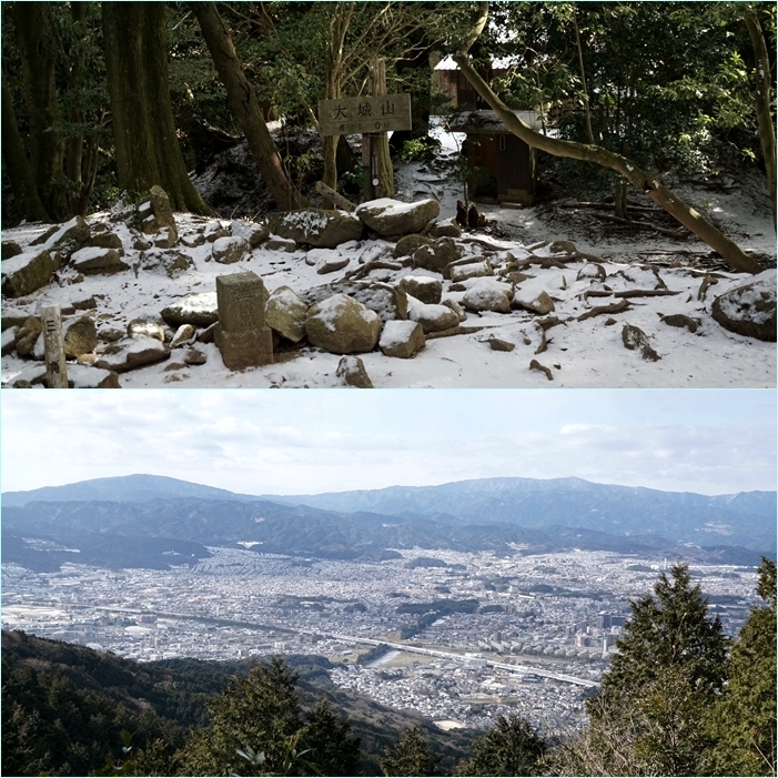 雪景色の四王寺山。_f0016066_17330796.jpg