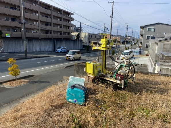 掛川杉谷南 レンガタイルのSさん家+お店　★地盤調査_d0205883_09325063.jpg