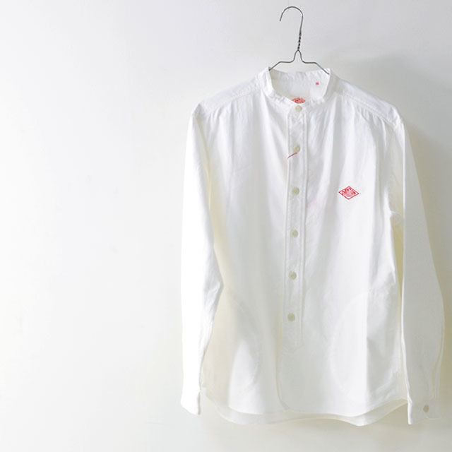 DANTON [ダントン] M\'s L/S OXFORD NO COLLAR SHIRTS [JD-3607YOX]_f0051306_09325929.jpg