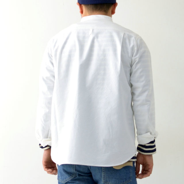 DANTON [ダントン] M\'s L/S OXFORD NO COLLAR SHIRTS [JD-3607YOX]_f0051306_09325960.jpg