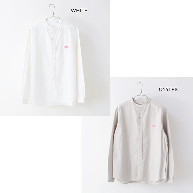 DANTON [ダントン] M\'s L/S OXFORD NO COLLAR SHIRTS [JD-3607YOX]_f0051306_09325981.jpg