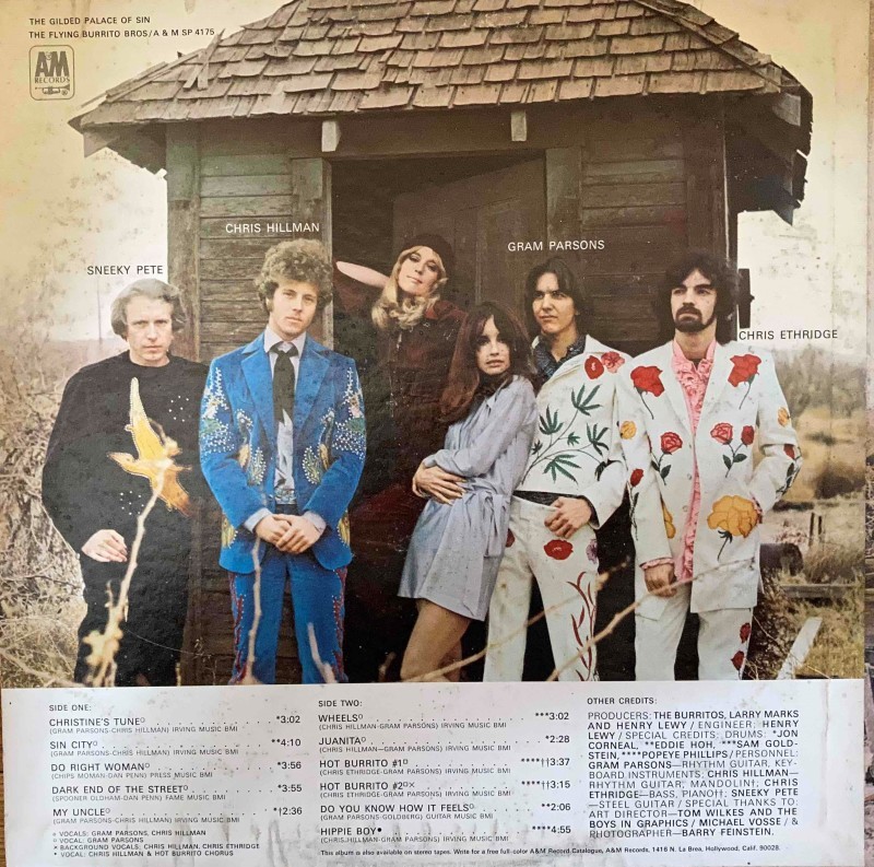 Gram Parsons その3 The Flying Burrito Brothers/The Gilded Palace Of Sin :  アナログレコード巡礼の旅