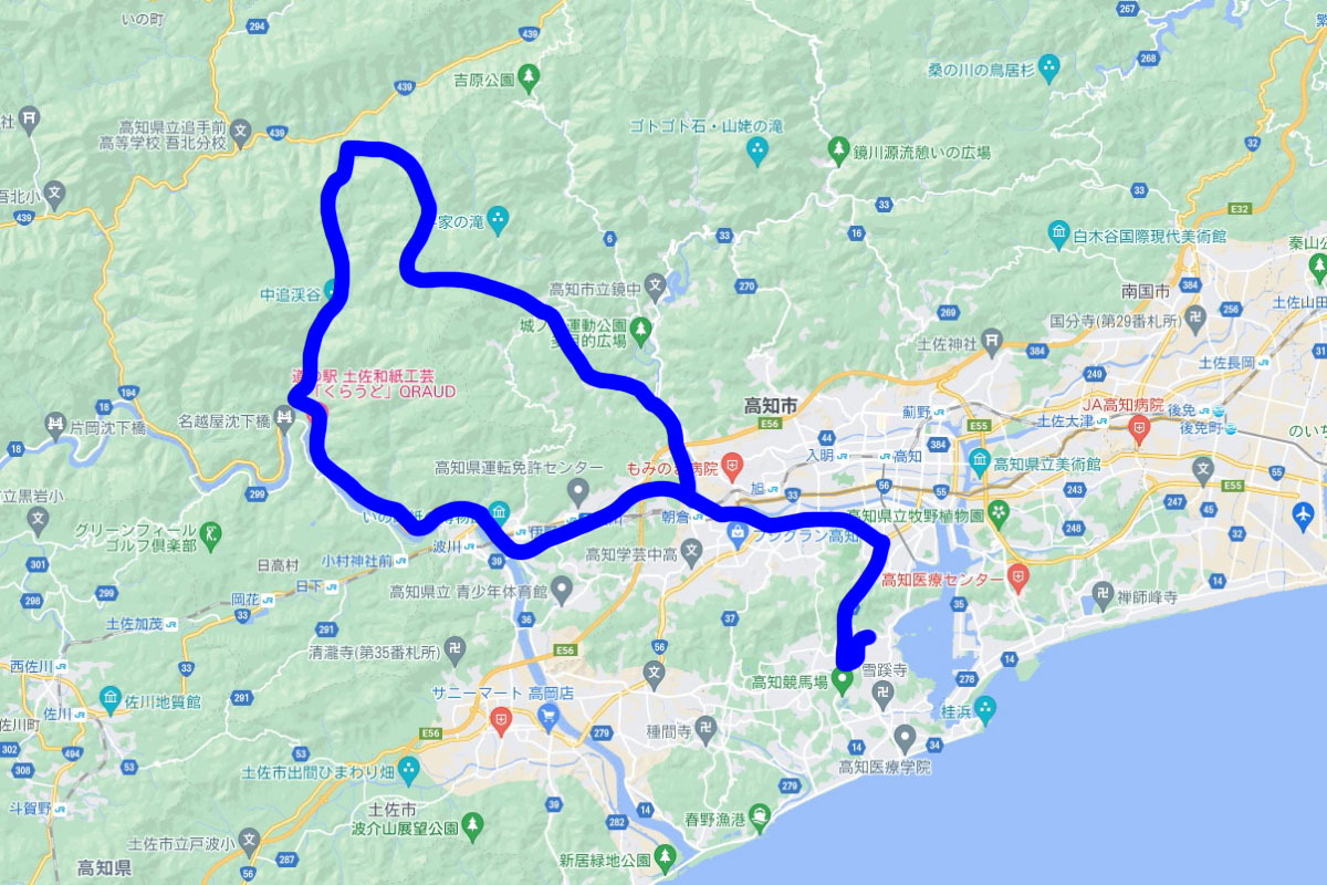 高知市鏡から、いの町中追渓谷へ 林道ツーリング その3_a0077663_13015442.jpg