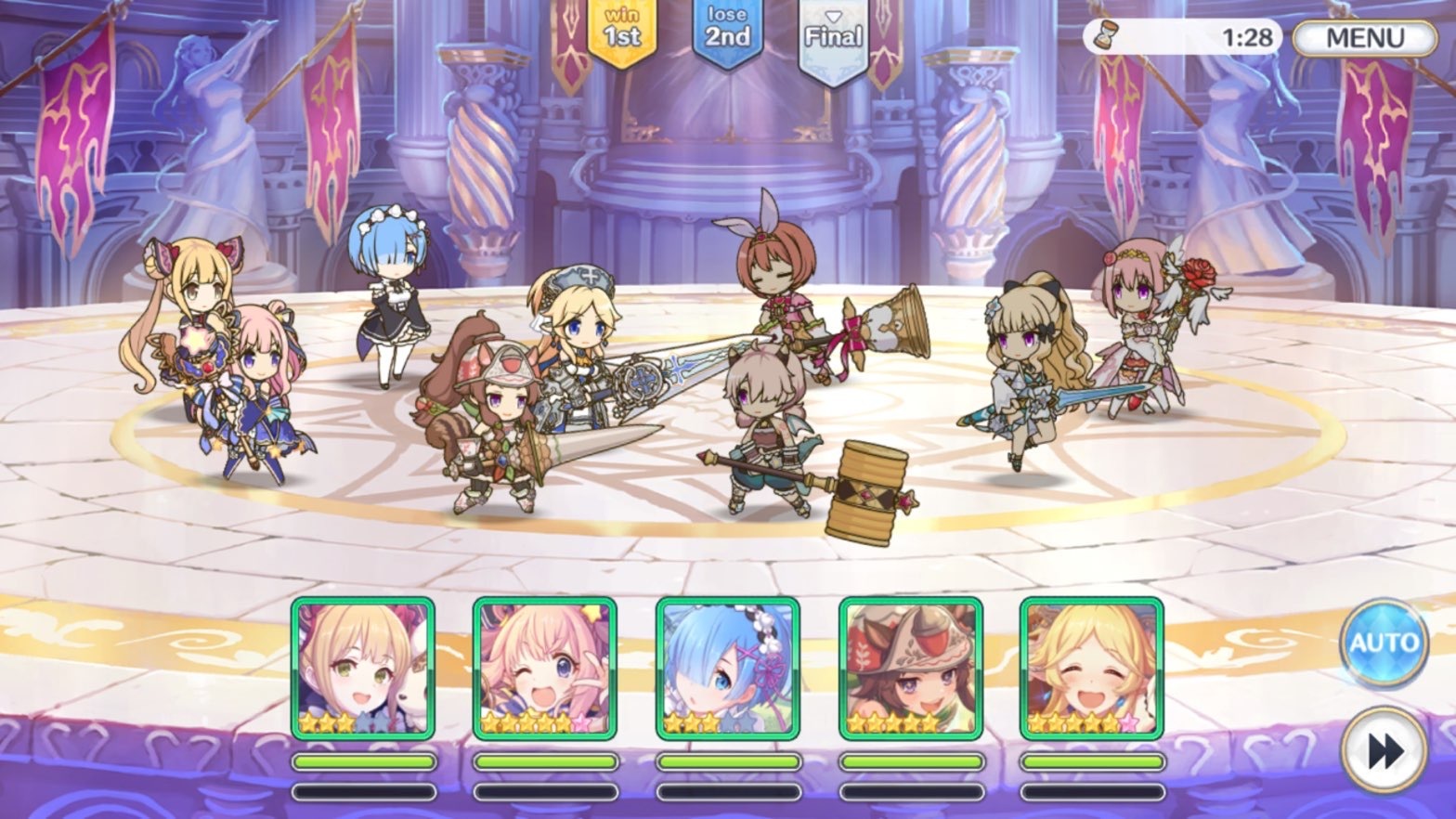 プリコネr リセット後のプリンセスアリーナ登頂達成 21年8月25日リセット編 ゲームに漫画 時々看護師