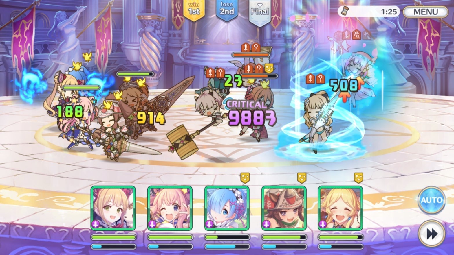 プリコネr リセット後のプリンセスアリーナ登頂達成 21年8月25日リセット編 ゲームに漫画 時々看護師