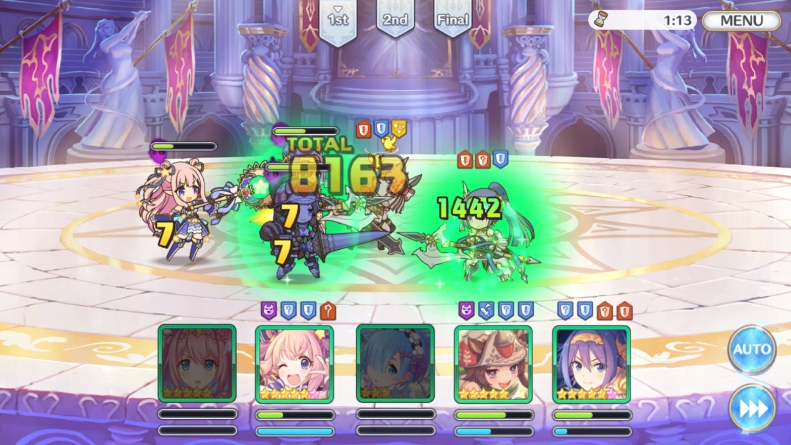 プリコネr リセット後のプリンセスアリーナ登頂達成 21年8月25日リセット編 ゲームに漫画 時々看護師