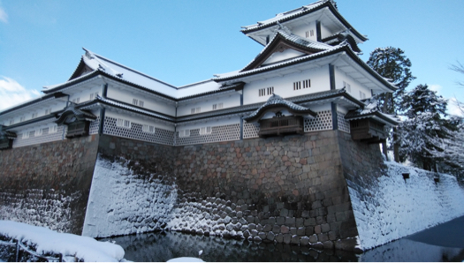 まさかの大雪、雪の金沢城と21世紀美術館_b0151911_22342683.jpg