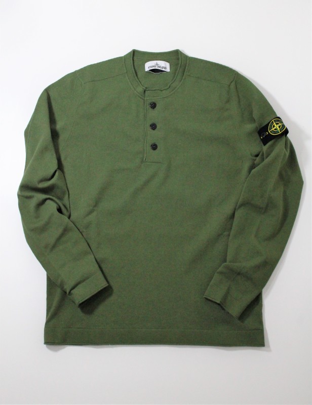 STONE ISLAND ヘンリーネックニット : COSMIC STONE ISLAND ヘンリーネックニット : COSMIC