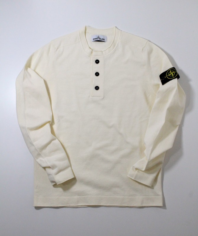 STONE ISLAND ヘンリーネックニット : COSMIC STONE ISLAND ヘンリーネックニット : COSMIC