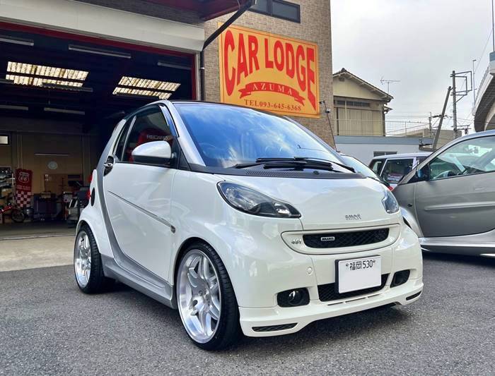 スマート 451BRABUS B14施工・フロント17インチアップ・パフォーマンスエキゾースト・TCUアップデート・他 : smart.ism 北九州
