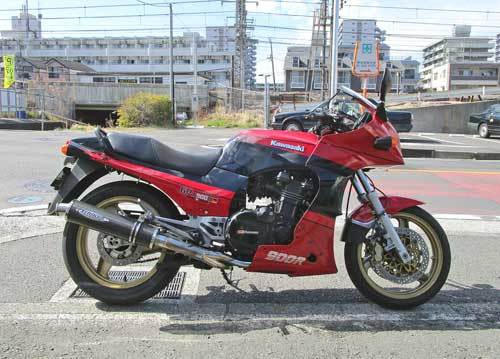 kawasaki gpz900r 純正ベース 表皮張り替え H川さん号 GPZ900Rニンジャ