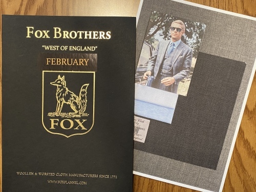 2022 春夏の新着！お誂え向け 「FOX BROTHERS」 FEBRUARY 編_c0177259_21114214.jpeg