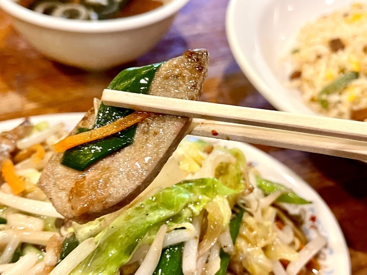 レバー炒めと半炒飯 ＠龍王（横浜）_c0212604_13165529.jpeg