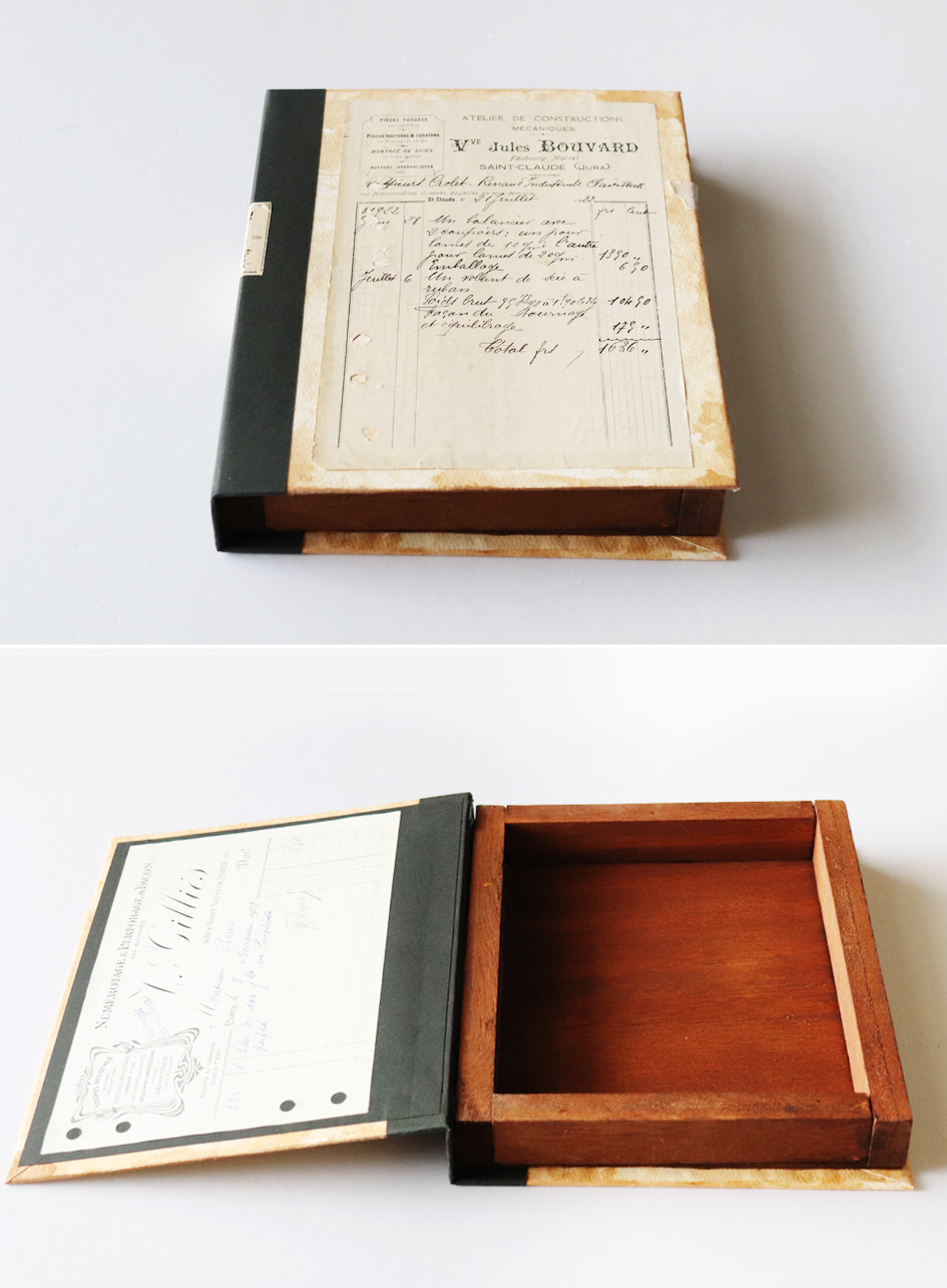 セリアグッズで簡単DIY「開閉式 洋書型ボックス」 : pink pinko life