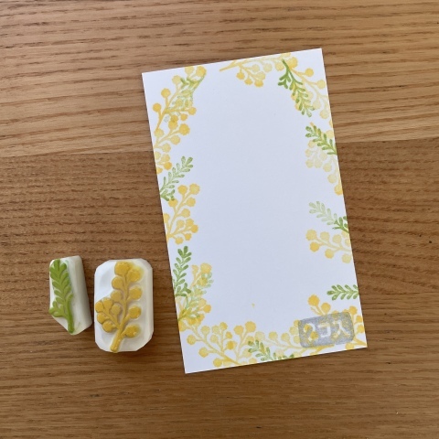 ミモザのはんこが新登場♪【はんこ】_e0312532_11152287.jpeg